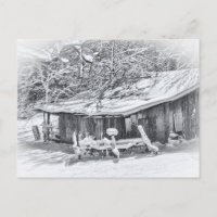 Winter Landschaft Vintag Stall & Rake | Tennessee