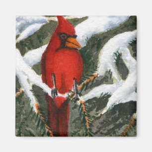 Winter Landschaftsmagnet Magnet