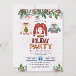 Winter Laurel | Holiday Cocktail Party Einladung