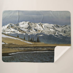 Winter Leadville Colorado Berglandschaft Sherpadecke