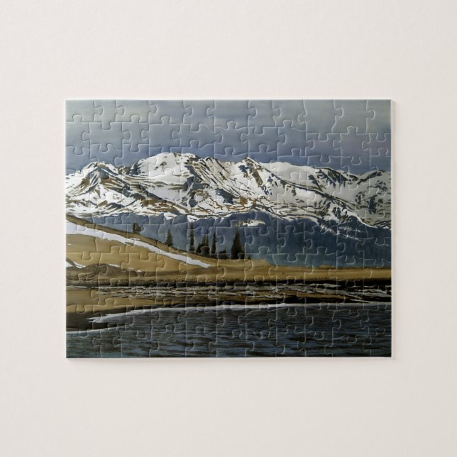 Winter Leadville Colorado Bergwelt Landschaft Puzzle (Horizontal)