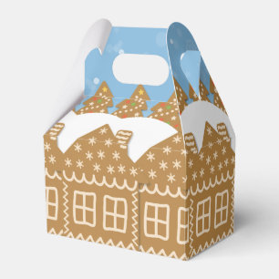 Winter-Lebkuchen-Straße Geschenkschachtel