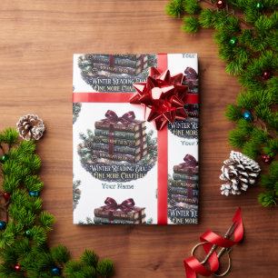 Winter-Lesezeit Ein Weiteres Kapitel Abschluss Geschenkpapier