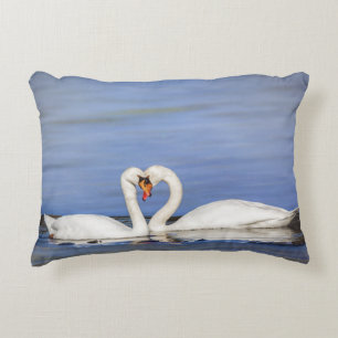 Winter Liebe Swan Kissen