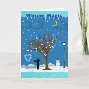 Winter Magic Card Feiertagskarte