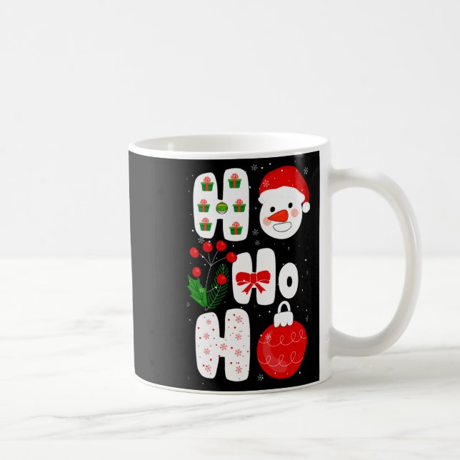 Winter Magic Design Retro Winter Christmas Vector  Kaffeetasse (Rechts)