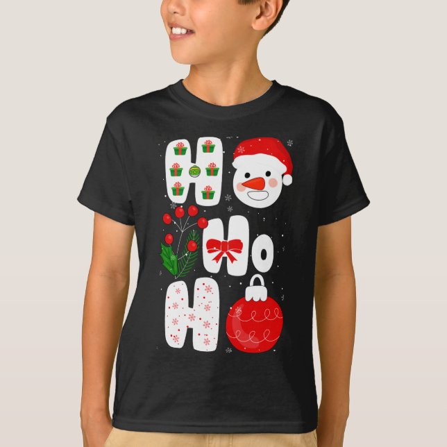 Winter Magic Design Retro Winter Christmas Vector  T-Shirt (Vorderseite)