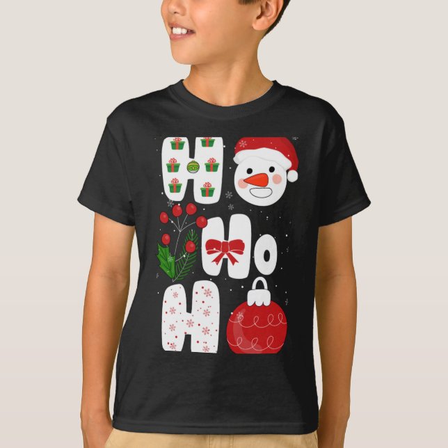 Winter Magic Design Retro Winter Christmas Vector  T-Shirt (Vorderseite)