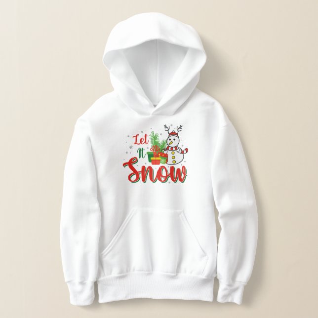 Winter Magic Design Retro Winter Weihnachtsmann Hoodie (Ablage )