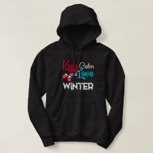 Winter Magic Retro Weihnachtsdesign Hoodie