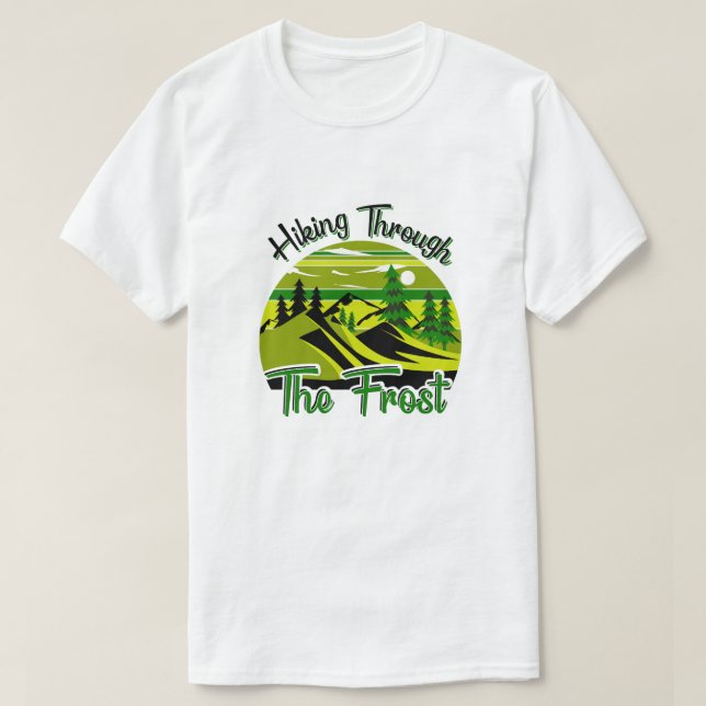 Winter Magic Retro Weihnachtsdesign T-Shirt (Design vorne)
