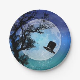 Winter Magic Top Hat Pappteller