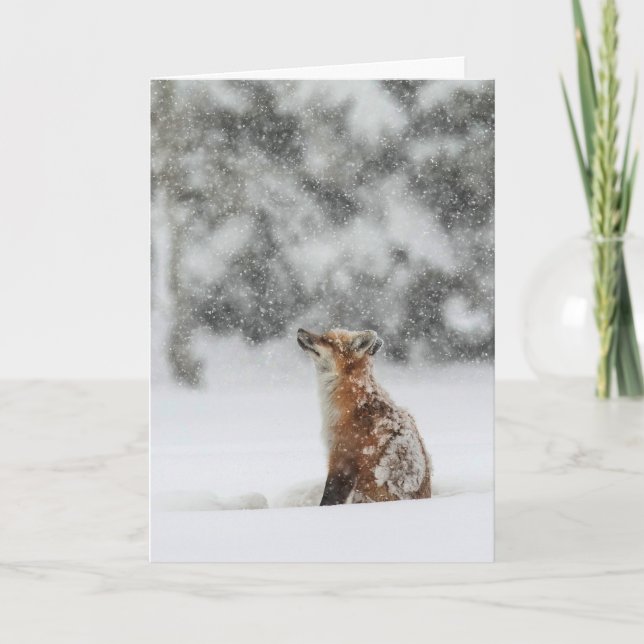 "Winter Magic"-Urlaubskarte Karte (Vorderseite)