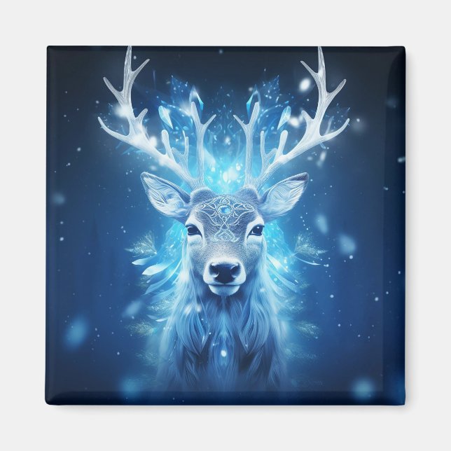 Winter Majestät - Deer Magnet (Vorne)