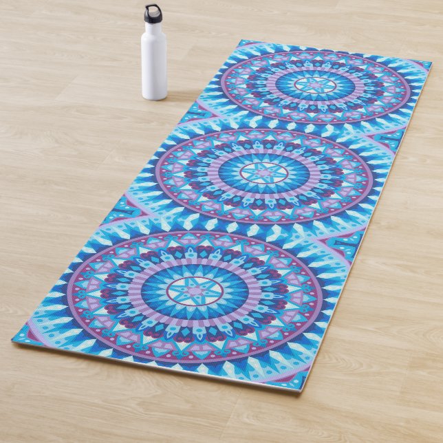 Winter Mandala Yogamatte (Beispiel)