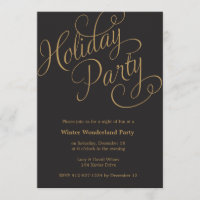 Winter-Märchenland-Feiertags-Party Einladung