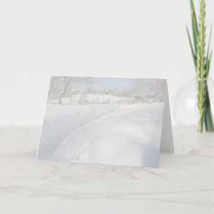 Winter-Märchenland Feiertagskarte