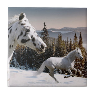 Winter-Märchenland Fliese