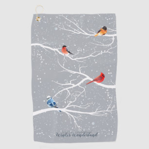 Winter-Märchenland Golfhandtuch