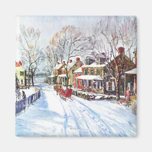 Winter-Märchenland Magnet