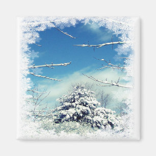 Winter-Märchenland Magnet