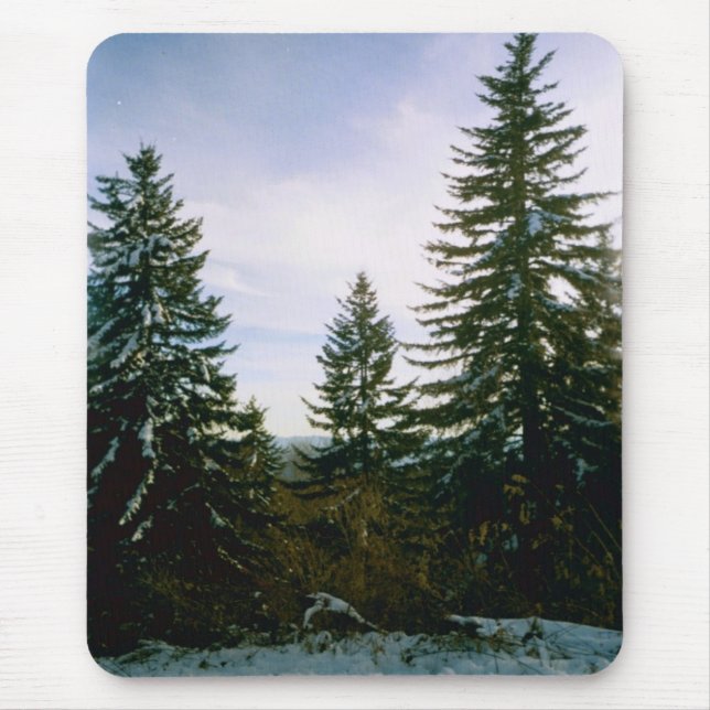 Winter-Märchenland Mousepad (Vorne)