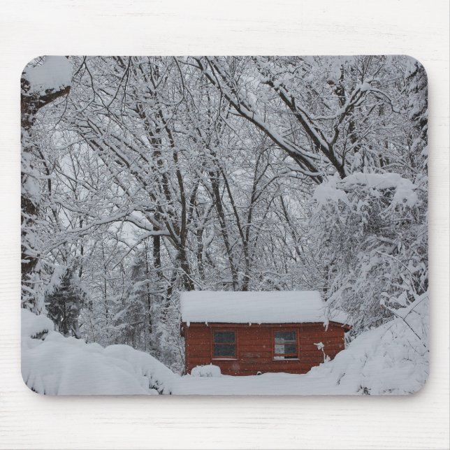 Winter-Märchenland Mousepad (Vorne)