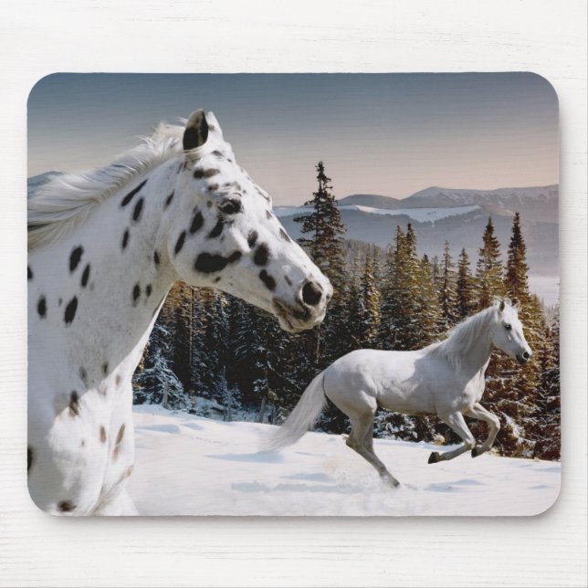 Winter-Märchenland Mousepad (Vorne)