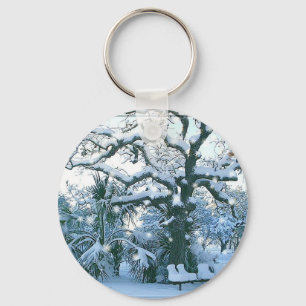 Winter-Märchenland-Schlüsselanhänger Schlüsselanhänger