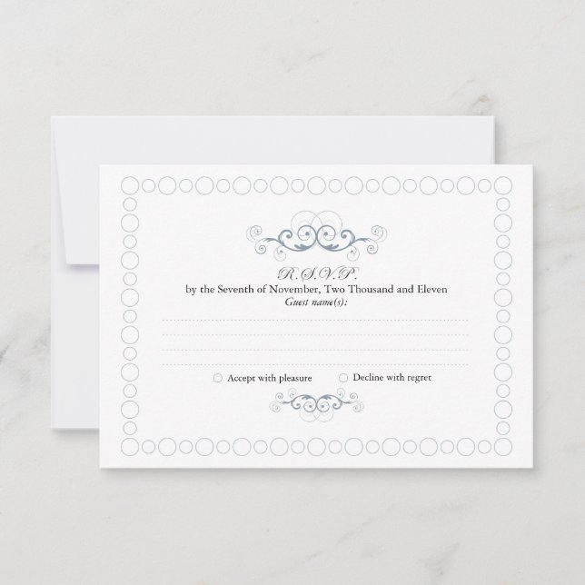 Winter-Märchenland UAWG RSVP Karte (Vorderseite)