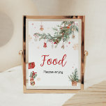 Winter Merry Little Christmas Baby Shower Food Poster<br><div class="desc">Machen Sie Ihre Veranstaltung mit dieser Weihnachtsdusche mit unserem niedlichen und liebevoll bedruckbaren Food Sign mit einem bezaubernden Merry Little Baby Shower Thema. Laden Sie diese Touch herunter,  personalisieren Sie sie und schaffen Sie bleibende Erinnerungen! BS983</div>