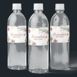 Winter Merry Little Christmas Baby Shower Wasserflaschenetikett<br><div class="desc">Entspannen Sie mit unserer bezaubernden Weihnachtsdusche mit dem Label Printable. Diese individuell gestaltbaren Etiketten sind mit bezaubernden Babymotiven geschmückt und sorgen für eine Touch Laune. Personalisieren Sie sich,  um eine angenehme Atmosphäre zu schaffen,  die Ihre Erfrischungen so schön wie erfrischend macht! BS983</div>