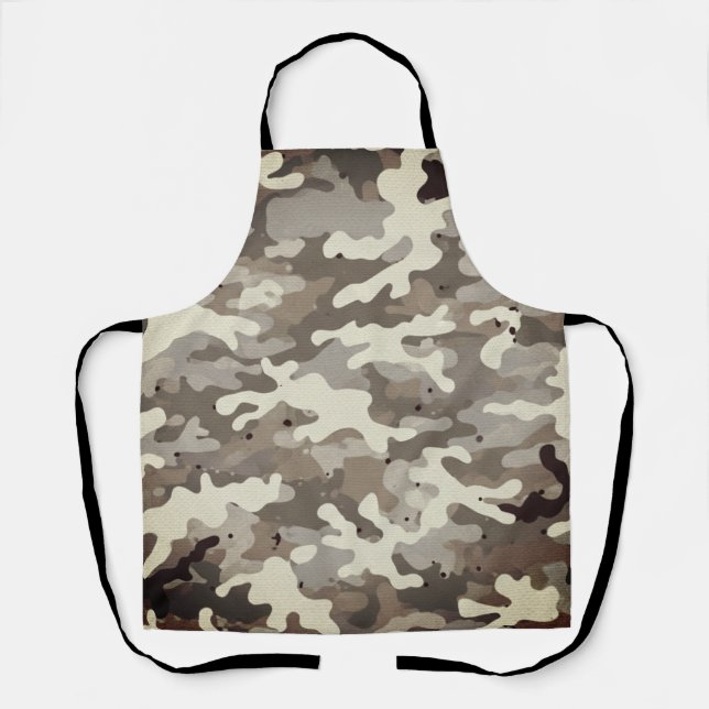 Winter Military Camouflage Pattern Schürze (Vorderseite)