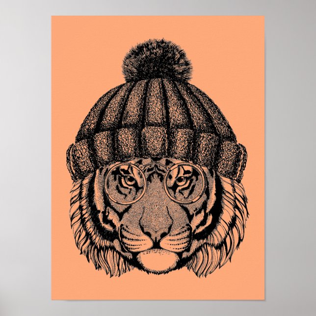 Winter Mode Ready Tiger Poster (Vorne)