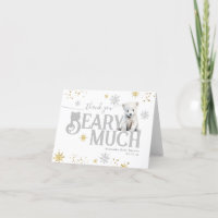 Winter Modern Bearly Wait Neutral Baby Dusche