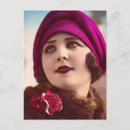 Winter modern postkarte