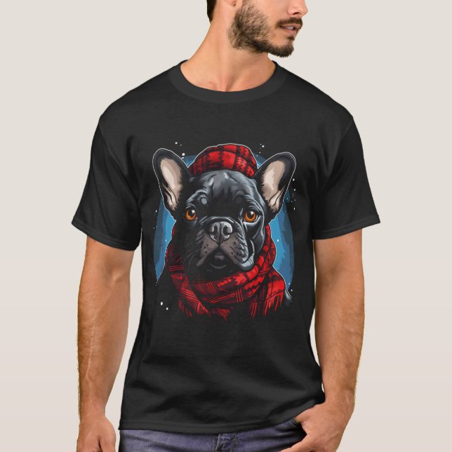 Winter Mops T-Shirt (Vorderseite)