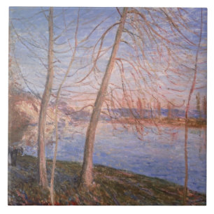 Winter-Morgen Alfred Sisleys Fliese