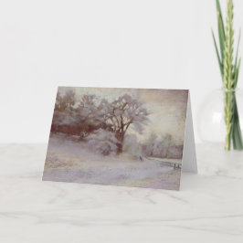 Winter-Morgen-Karte Karte