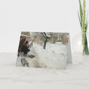 Winter Motif Åsögatan Feiertagskarte