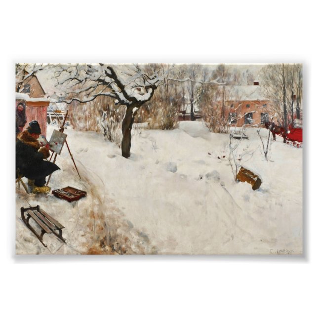 Winter Motif Åsögatan Fotodruck (Vorne)