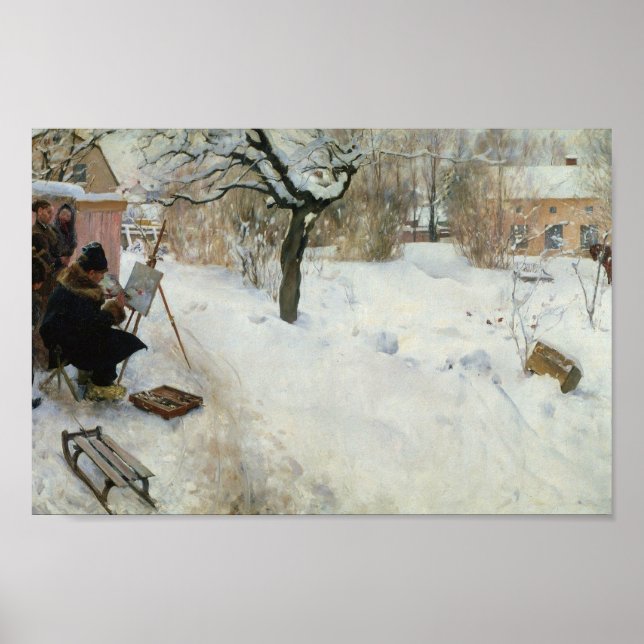 Winter Motif Åsögatan Poster (Vorne)