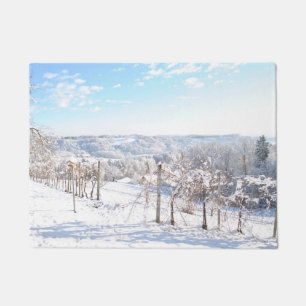 Winter Motiv Winterlandschaft Schnee Kalt Fußmatte