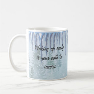 Winter motivierend inspirierender Kaffee-Tasse Sch Kaffeetasse