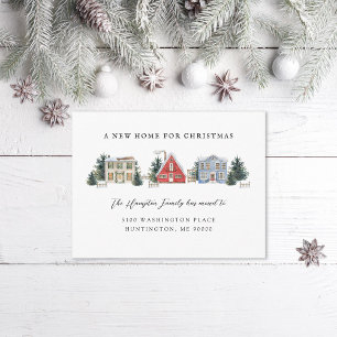 Winter Moving Feiertagspostkarte