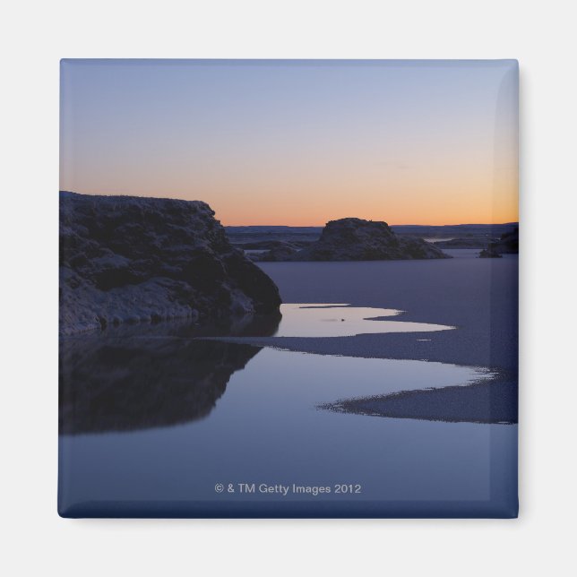 Winter, Myvatnsee, Island Magnet (Vorne)