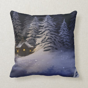 Winter-Nacht Kissen