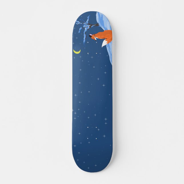 Winter-NachtFox Skateboard (Vorne)
