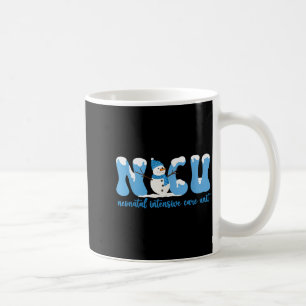 Winter-Nicu-Krankenschwester-Weihnachtsmann-Schnee Kaffeetasse