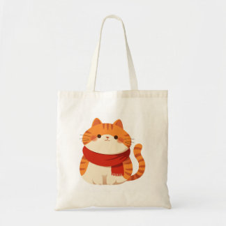 Winter Niedlich Cat Tote Bag Tragetasche
